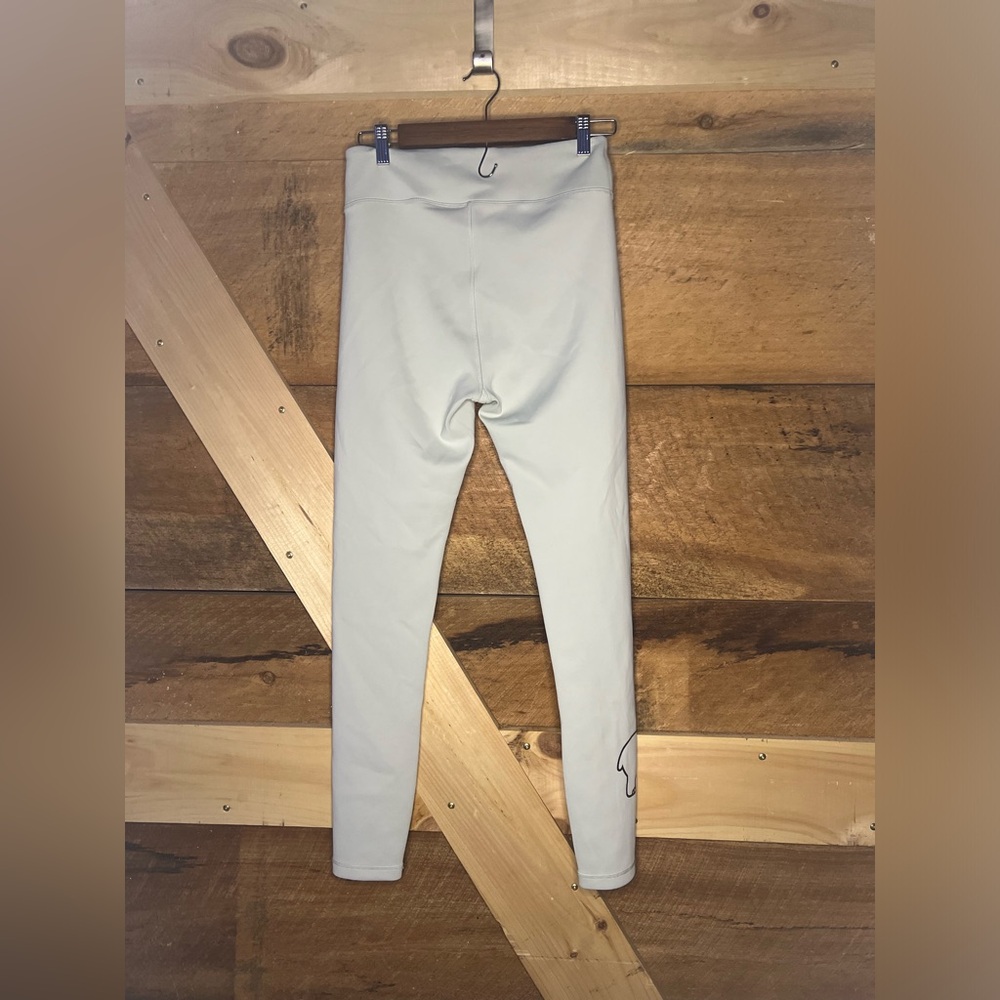 Ivory Ella Athletic Leggings Pants Elephant Black print Women’s Large - Picture 5 of 10